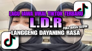 DJ L.D.R LANGGENG DAYANING RASA || VIRAL TIKTOK TERBARU 2024
