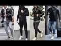 How To Style A Black Leather Jacket | Black Jacket Outfits Ideas for Men | Black Jacket | Men's fs |