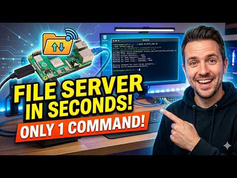 Turn Your Raspberry Pi Into A File Server In Seconds (1 Command)