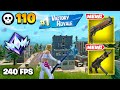 110 Elimination RANKED RELOAD Gameplay Wins Fortnite 