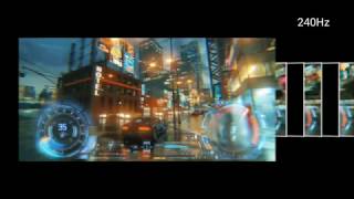 Celebrity Sharp AQUOS Zero 2 240Hz vs 60Hz Comparison Profile