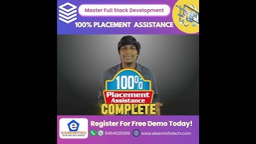 High Demand IT Career – Full Stack Development Course in Hyderabad @ Elearn Infotech