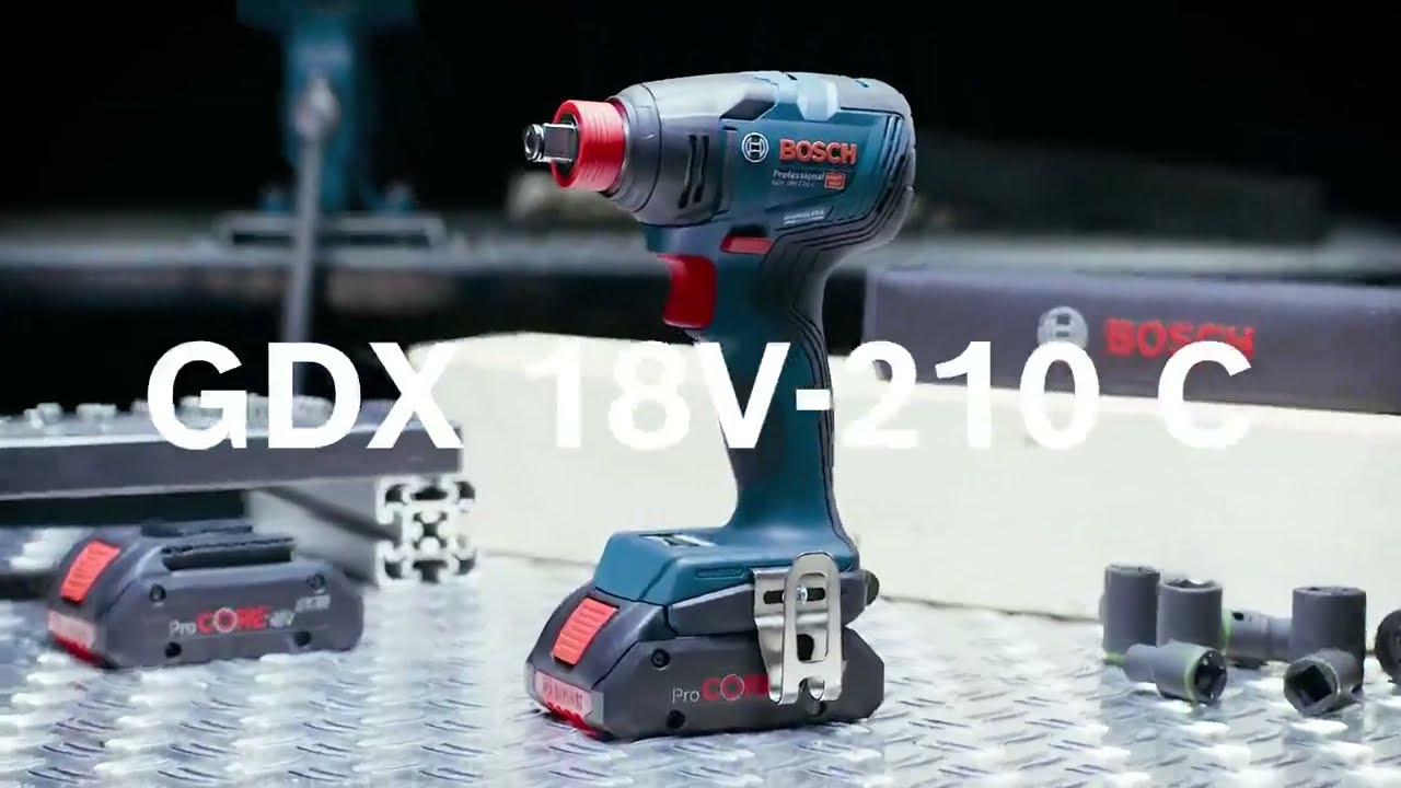 Bosch GDX 18V-210 C - YouTube