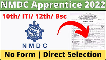 NMDC recruitment 2022 | 10th/ITI/12th/Bsc apprentice 2022 | Pankaj Kumar ITI