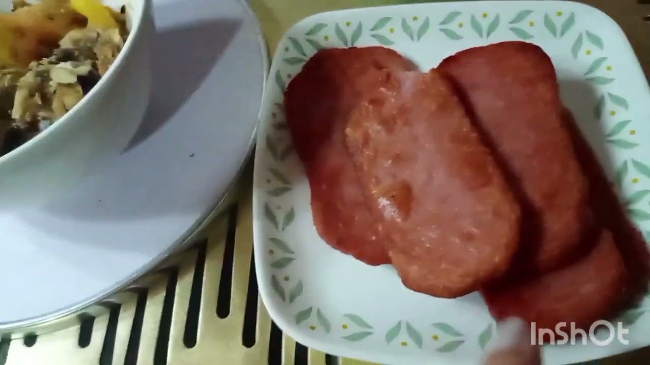 i cook the sardine and spam from US - YouTube