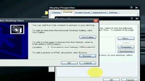 How to add animated gifs on your desktop (Windows XP)