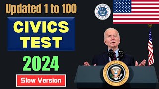 US Citizenship Test 2024 Questions and Answers: 100 Civics History/ Government, Ciudadania Americana