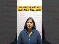 dsssb tgt maths syllabus analysis|dsssb tgt maths| dsssb tgt maths exam date@gmt0 #dsssbtgtmaths