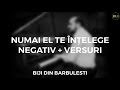 Negativ - NUMAI EL TE INTELEGE ( Original Biji )