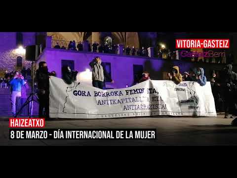 Haizeatxo en el Día Internacional de la Mujer de Vitoria