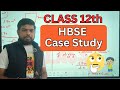 HBSE class 12th Mathematics Pyq Previous year question paper Case Study Questions Solved #hbse