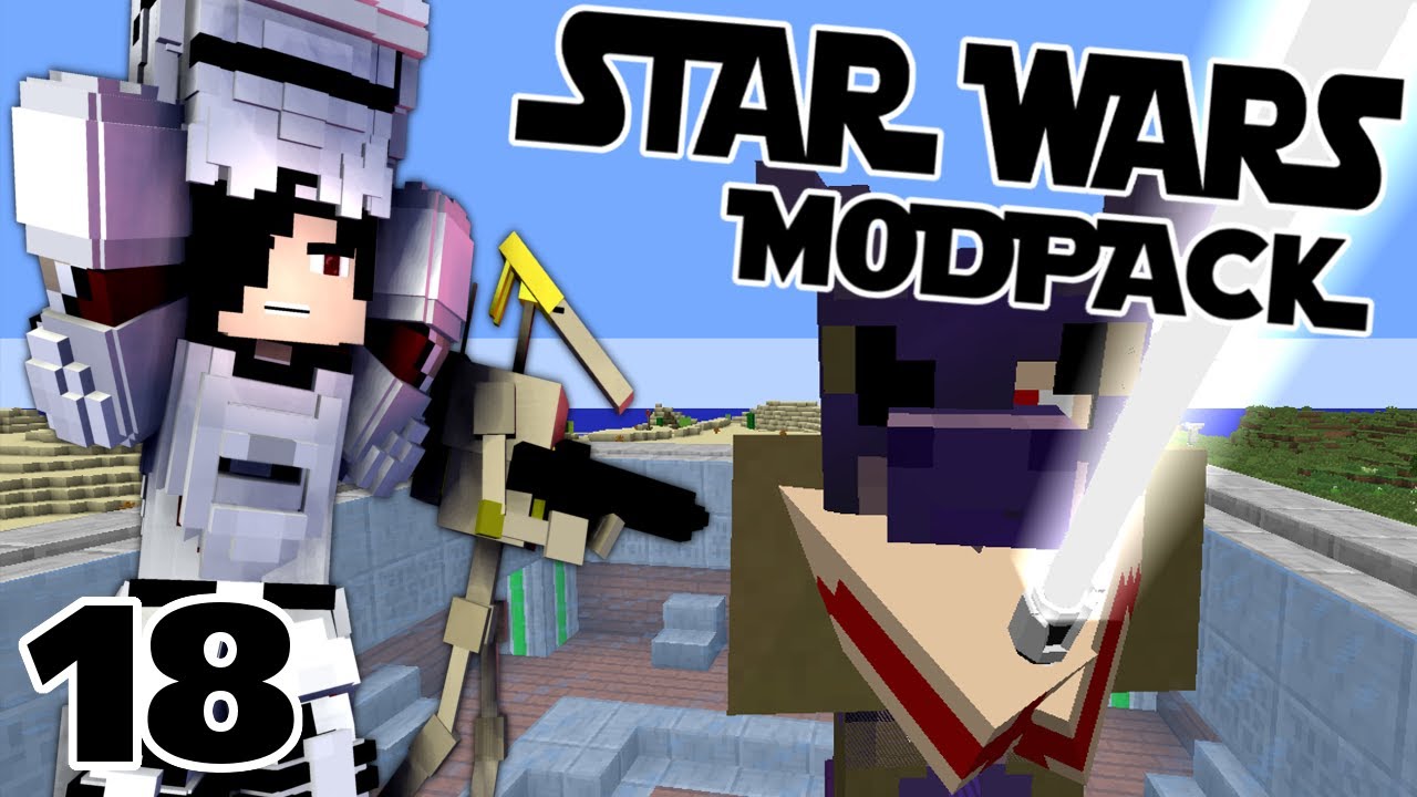 A JEDI MASTER! The Star Wars Modpack Episode 18 (Minecraft Star Wars