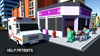 Blocky City Builder Hospital Android Gameplay screenshot 2