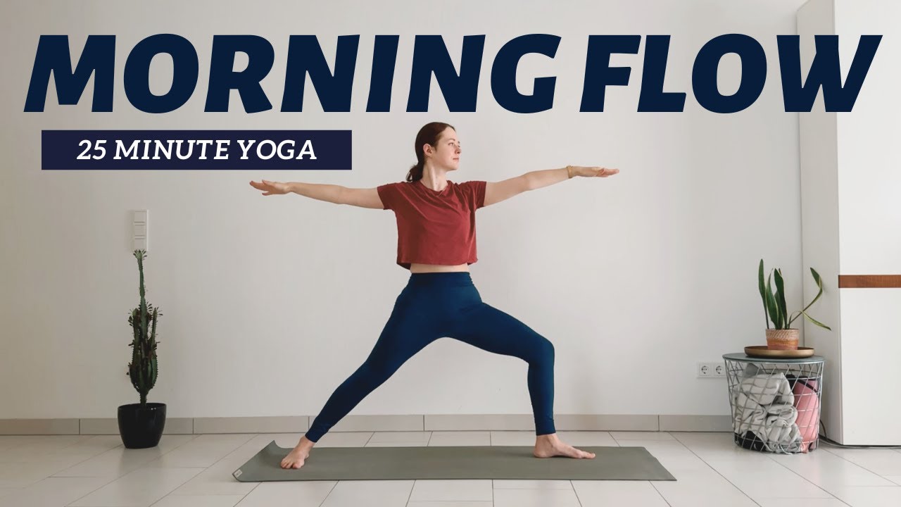25 min Wake Up & Flow | Energising Morning Yoga Routine - YouTube