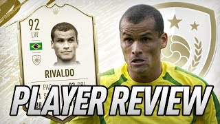 92 RIVALDO ICON PLAYER REVIEW! - FIFA 20 Ultimate Team