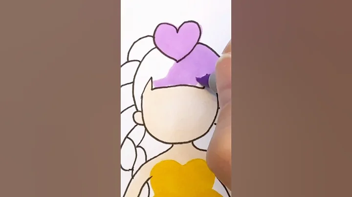 How To Draw a Cute Girl Easy | Step by step drawing for kids