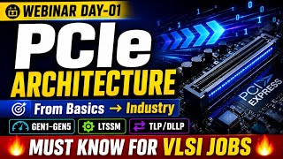2-Day FREE Webinar on PCIe 🔥 | Day 01 – PCIe Architecture Overview | The Silicon Sandbox
