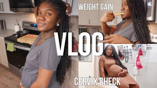 38 Weeks Pregnancy Vlog | My First Cervical Check, Eager for LABOR + Weight I’ve Gained