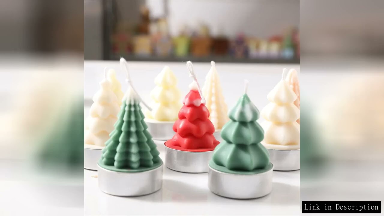 Mini Christmas Tree Silicone Mold DIY Scented Candle Soap Mould Handmade Christmas Candle Making Mou
