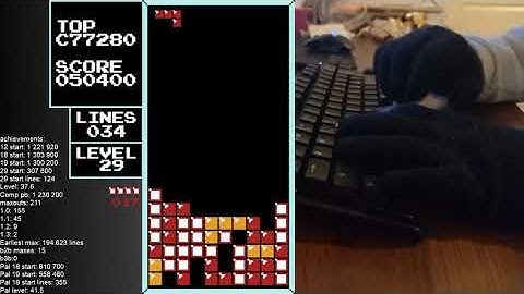 Level 29 Start 138 Lines - Nes Tetris