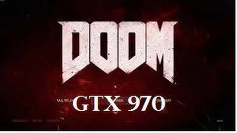 Doom 4  -  GTX 970  -  1080p ultra.