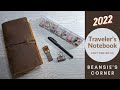 Setting up a traveler's notebook for 2022 | Himekuri Memory | Beansie's Corner