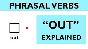 Phrasal verb prepositions: "OUT" part 01 - The basic meaning of "out"