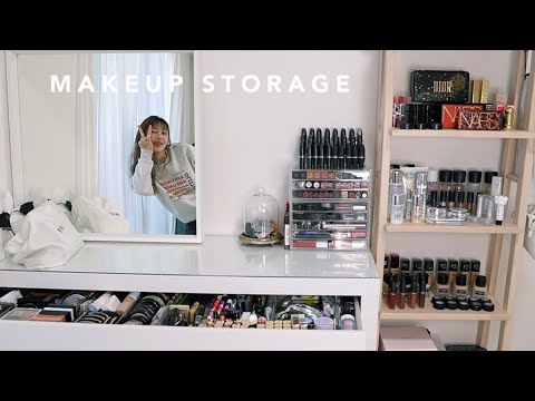 【大量】美容系YouTuberのコスメ収納紹介します！【ドレッサー紹介】| MAKEUP STORAGE