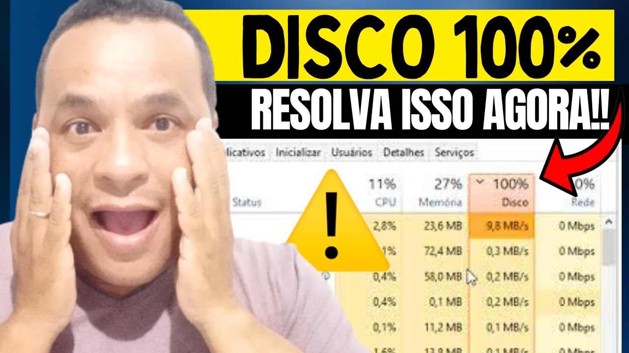 Como CORRIGIR o Problema de DISCO 100% no Windows 10 e Windows 11 ...