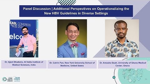 Panel Discussion | Implications of WHO HBV Guidelines on Testing Strategies & Research Needs