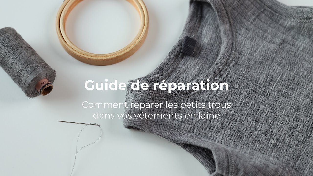 Guide de réparation - comment réparer les petits trous dans vos vêtements  en laine - YouTube