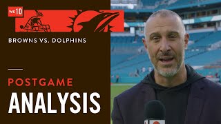 Browns vs. Dolphins Postgame Analysis | Cleveland Browns