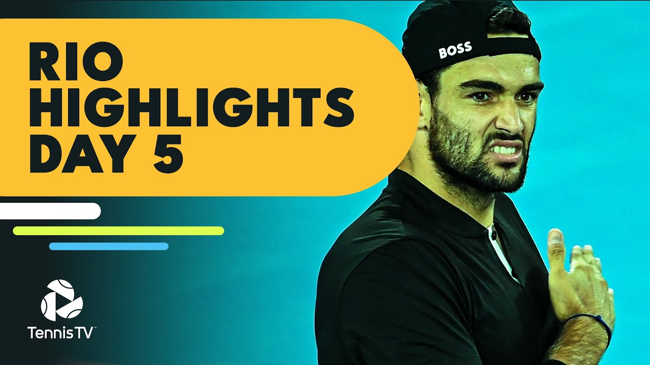 Alcaraz Resumes vs Delbonis; Berrettini Faces Monteiro | Rio 2022 Day 5 Highlights