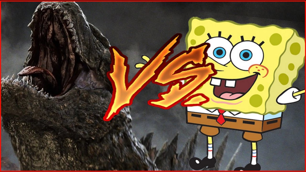 spongebob vs godzilla but its actually copyrighted clips put