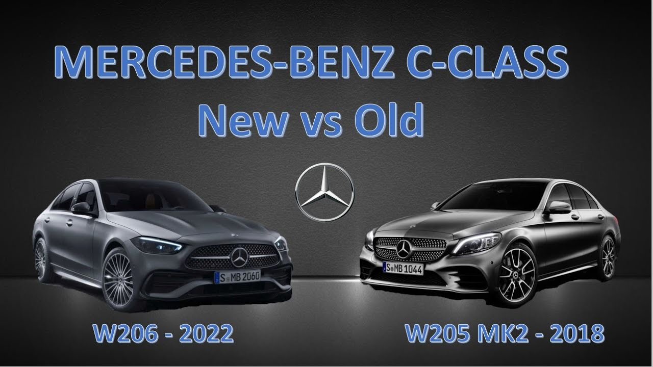 Mercedes C-Class - New And Old: W205 vs W206 Model Comparison 