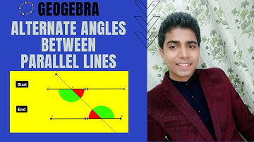 Alternate angles/GeoGebra/एकान्तर कोण