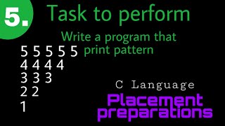 C Program to Print Star Pattern - 5 | Star Pattern Programs in C