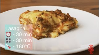 lasagna bolognese. How to cook?