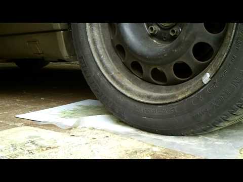 DIY cheap turn table for wheel alignment