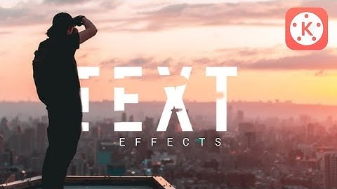 Liquid Text Effect Tutorial In Kinemaster || Modern Text Effect Tutorial