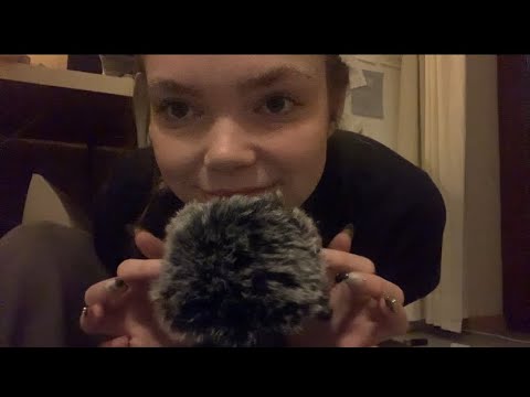 ASMR | mic scratching (foam and fluffy cover) + rambling 🤍 - YouTube