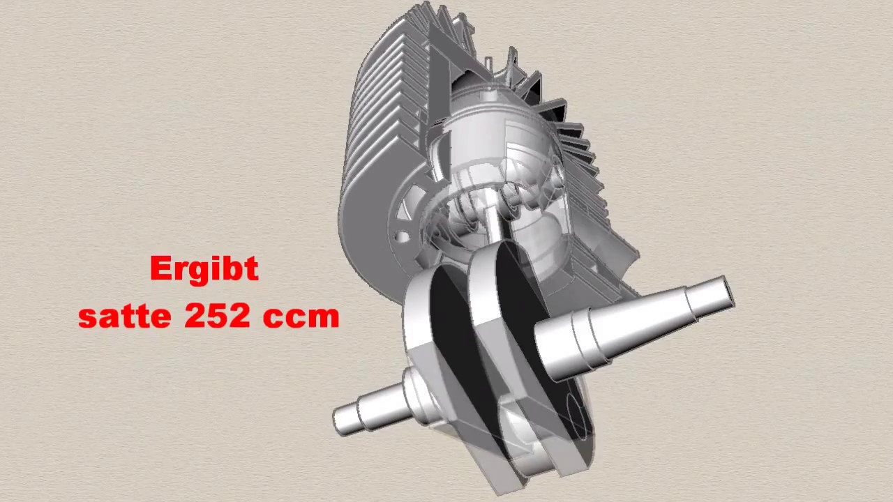 Quattrini M 244 | 252 ccm | Vespa PX 200 Motor by Vespmoto.de - YouTube