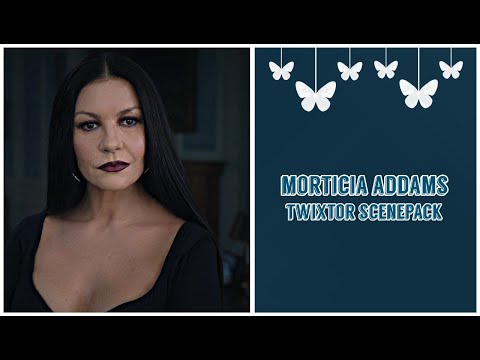 morticia addams twixtor scenepack 1080p (wednesday)