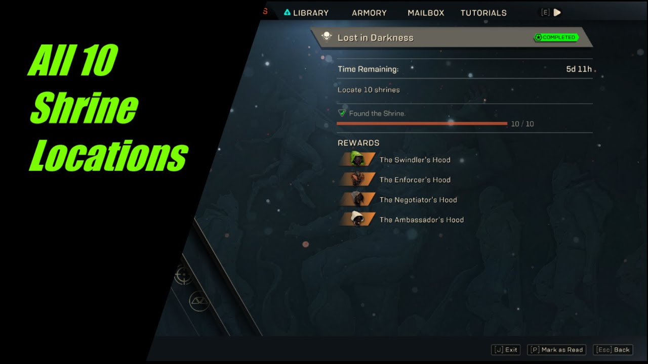 Anthem - Lost in Darkness Challenge