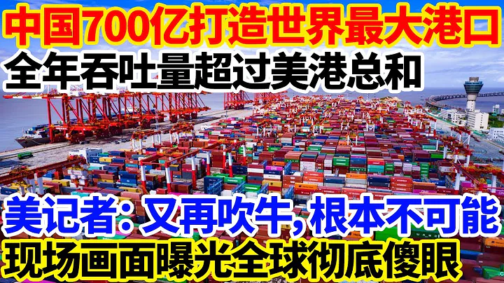 中國700億打造世界最大港口，全年吞吐量超過美港總和，美記者：又再吹牛，根本不可能，現場畫面曝光全球徹底傻眼！ - 天天要聞