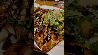 #coopershawk #capreseflatbread #ceasersalad #sweetredwine