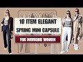 Timeless  elegant basic spring capsule suitable for any age  complete guide easy to follow