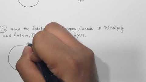 Applications of Arc Length: Latitude