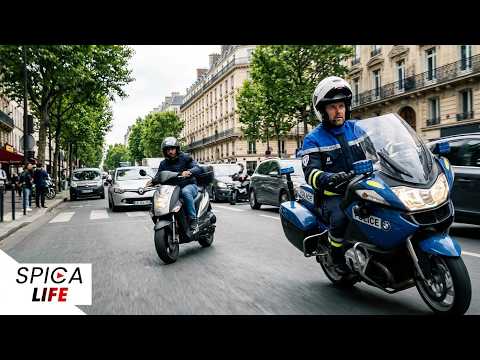 TWO-WHEELERS IN PARIS: inside the HELL of traffic congestion