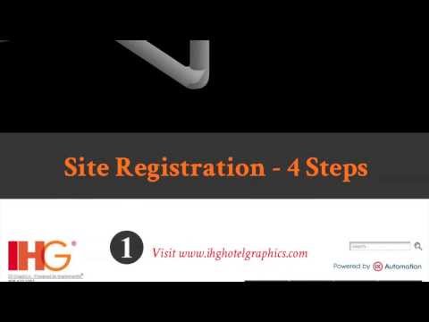 IHG Graphics Website Tutorial: Registration